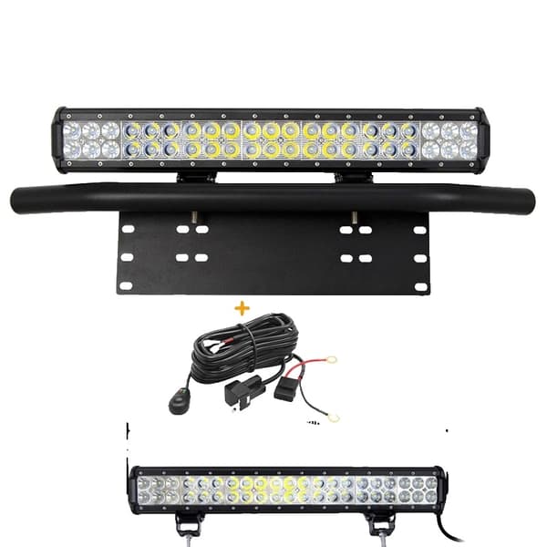 LED-lysbar, høj effektudgang, nem installation, 20in 288W Med ledning