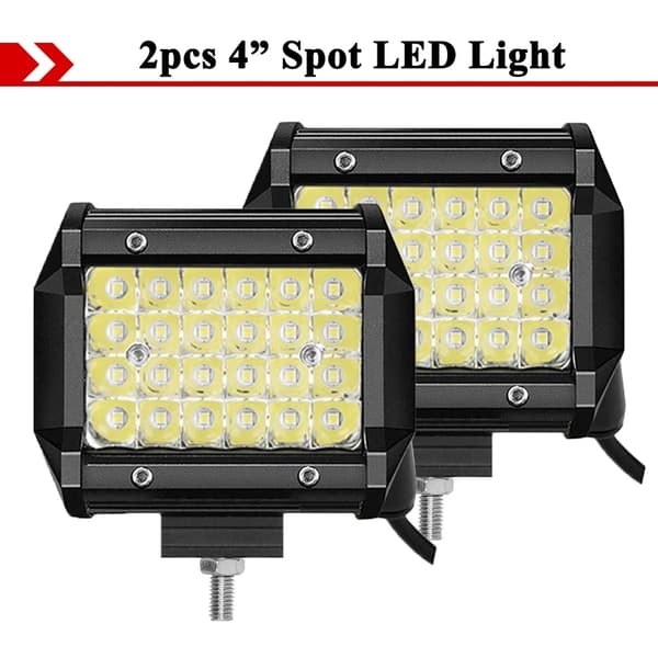 LED-pod, 4 tum, terrängkörning, 2 st 60W Combo