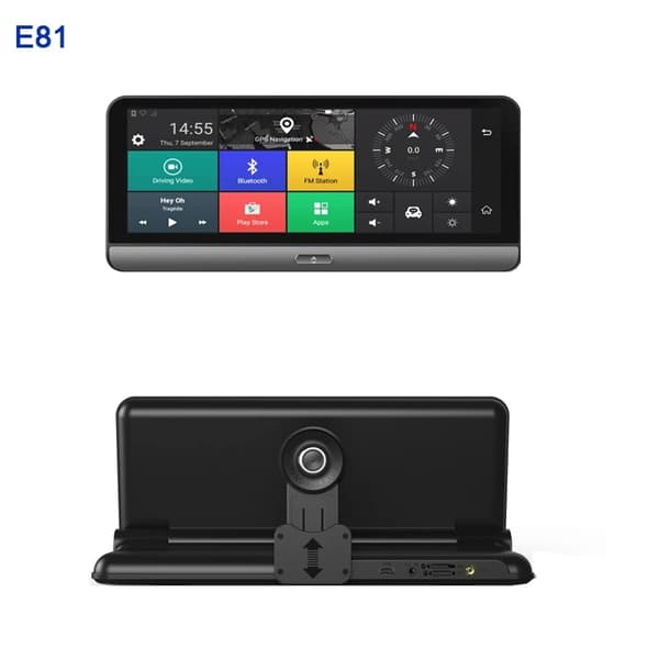 Autokamera, 4G-yhteys, GPS-navigointi, E81 6M takakamera, Lisää 32gb kortti