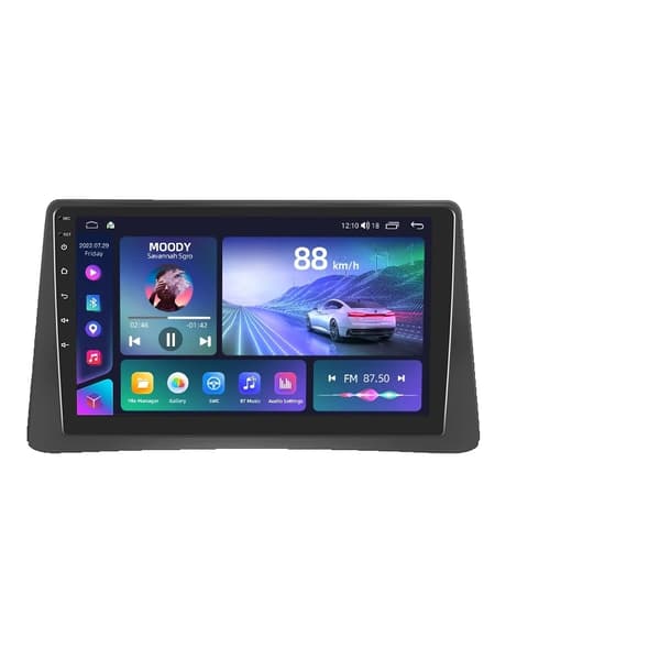 Podofo Car Multimedia-afspiller, indbygget GPS-navigation, understøtter Android/iOS,V1 16G