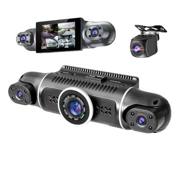 Auto DVR -kamera, 4 linssiä, HD 1080P,4Linssi 24H GPS