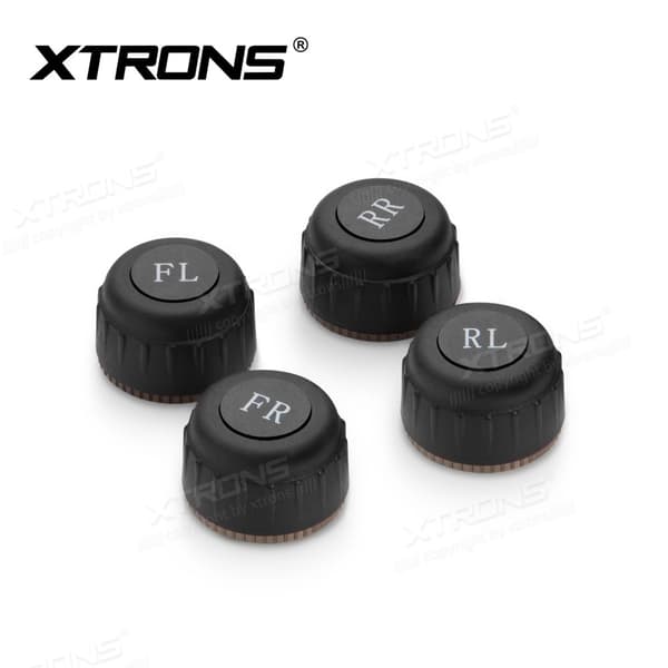 XTRONS TPMS Renkaanpaineen Seurantajärjestelmä, 2.5" Näyttö, Yksi DIN-koko, CD-muoto
