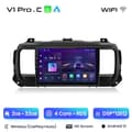 Miniatyrbillede 2 af 2: CarPlay Android Auto GPS Navigation, 8G+128G Lagerplads, Berøringsskærm Display, V1 Pro C (2GB 32GB)