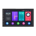 Miniatyrbillede 1 af 2: Podofo 2 Din Bilradio, Indbygget GPS Navigation, Touchskærm Display,7 tommer 32G MIC kamera
