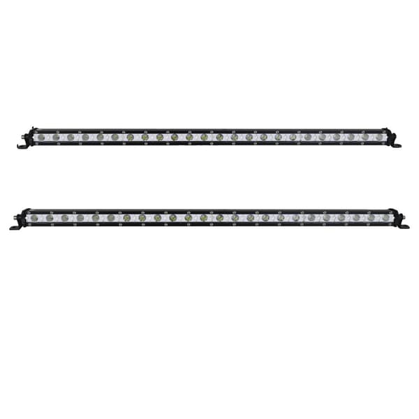 LED-ljusramp, Smal Design, Flera Storlekar, 25 tum Combo 2 stycken