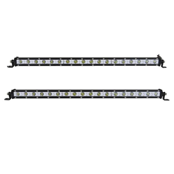 LED Lysbjælke, Slankt Design, Flere Størrelser, 20 tommer Spot 2 stk