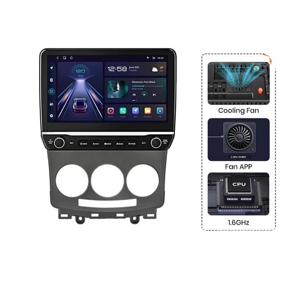 Bil Stereo, Multimedie Navigation, Carplay Integration, 4G-WIFI 6GB-128GB