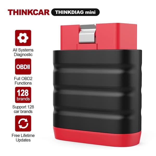 OBD2-skanneri, täydellinen järjestelmädiagnostiikka, Bluetooth-yhteys, THINKDAIG MINI