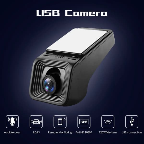 Android GPS-spelare, HD 1080P-inspelning, ADAS-stöd, One Din-design