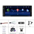 Miniatyrbillede 2 af 2: Bilradio, Carplay kompatibilitet, Bluetooth forbindelse, Med 12led Kamera