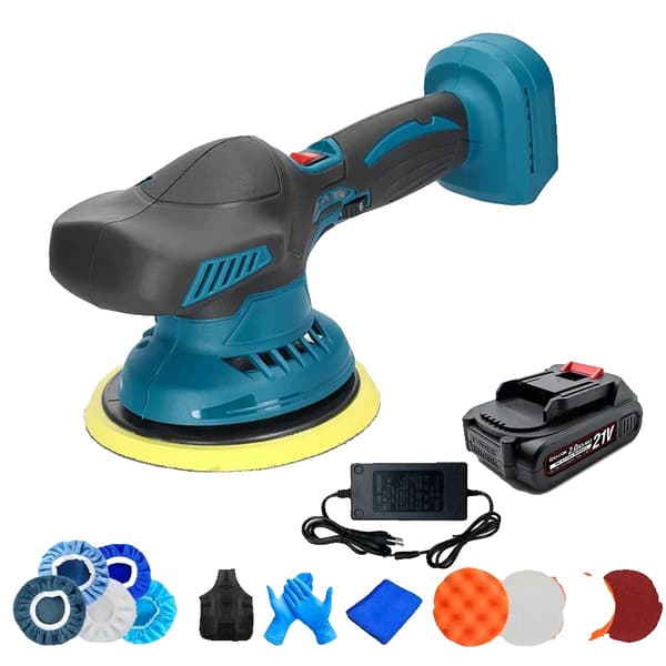 Bilpolerer, trådløs betjening, 6 gear hastighedsregulering, Sæt B
