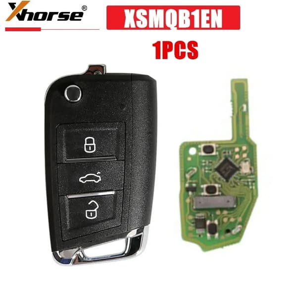 Langallinen kaukosäädinavain, yhteensopiva Xhorse Mini Key Toolin kanssa, useita avaimenvaihtoehtoja, XSMQB1EN, 5 kpl