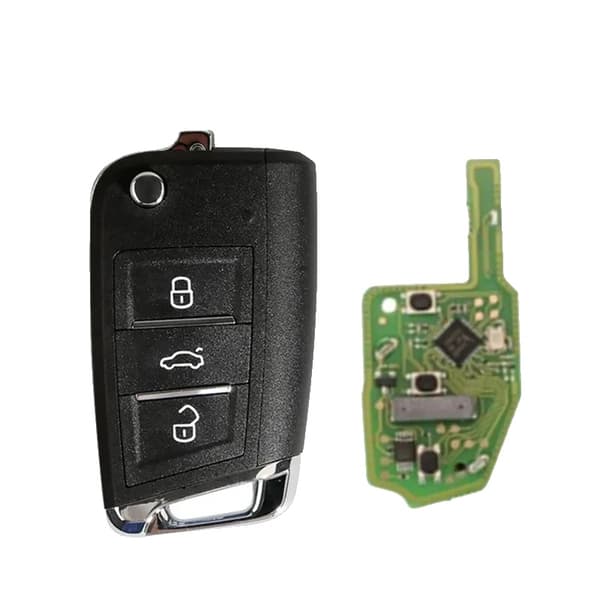 Langallinen kaukosäädinavain, yhteensopiva Xhorse Mini Key Toolin kanssa, useita avaimenvaihtoehtoja, XSMQB1EN, 5 kpl