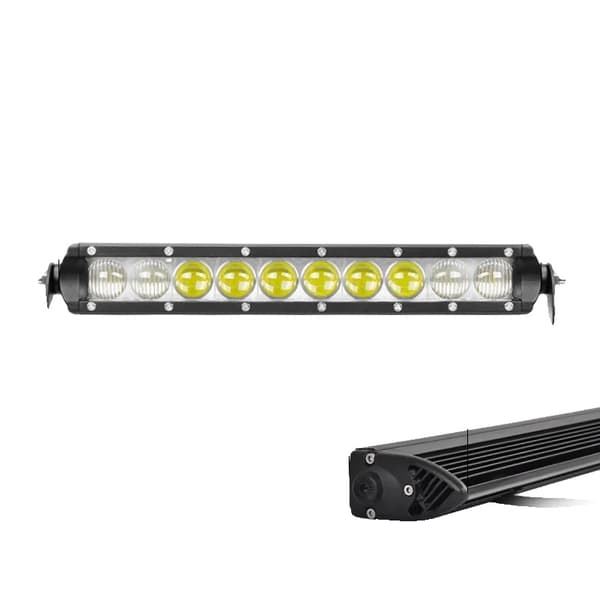 LED-työvalopalkki, 12V 24V, maastoajoneuvojen puskuri, 11 tuuman Slim LED-palkki