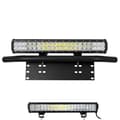 Miniatyrbillede 1 af 2: LED-lysbar, høj effektudgang, nem installation, 20in 126W uden ledning