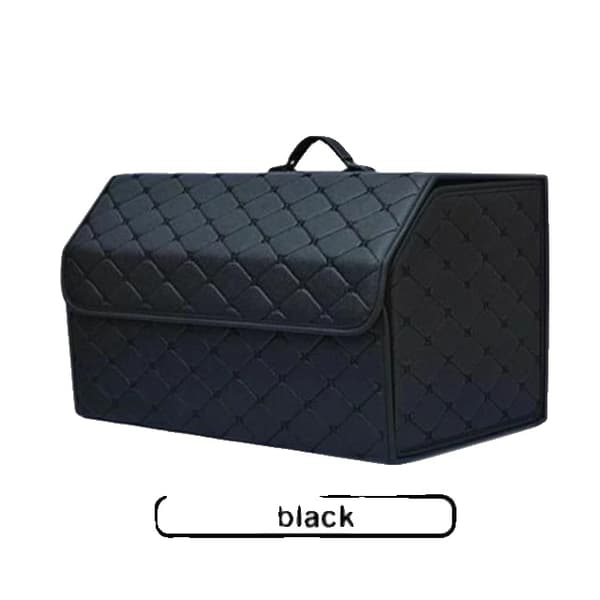 Bilbagagerumorganisator, Sammenklappeligt Design, Stor Kapacitet, Sort Linje-L