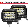Miniatyrbillede 2 af 2: LED Pod, 4 tommer, Off Road, 2 stk 60W Combo