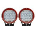 Miniatyrbild 1 av 2: LED Arbetslampa, 9 tum, 225W, Röd 2st