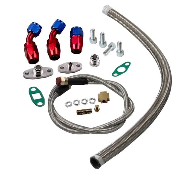 Nissan Safari Patrol Turbocharger Kit, Passer til TD42 TD42T1 motorer, GQ GU Y60 modeller, olieledning