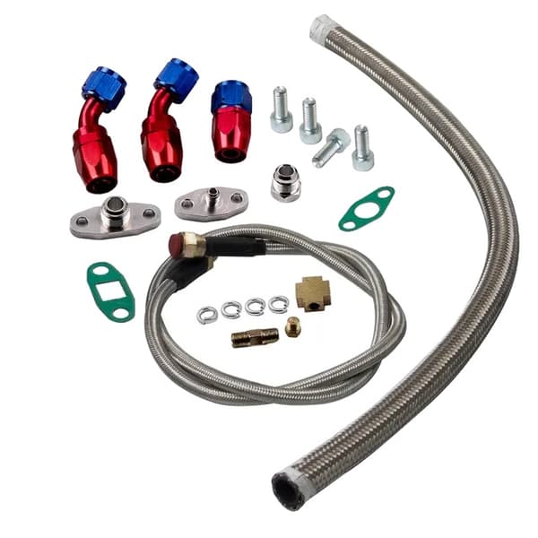 Nissan Safari Patrol Turbocharger Kit, Passer til TD42 TD42T1 motorer, GQ GU Y60 modeller, olieledning