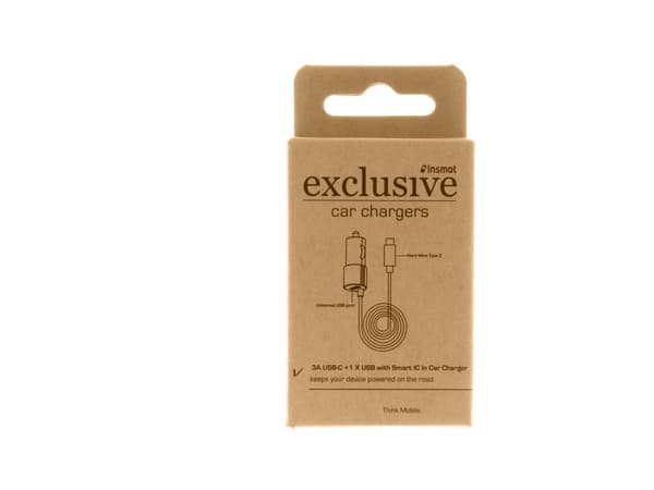 Insmat MOBIS Series - Bilstrømadapter - 12 watt - 2.4 A (24 pin USB-C)