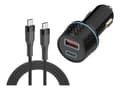 Miniatyrbilde 4 av 5: Insmat MOBIS Series - Bilstrømadapter - 12 watt - 2.4 A (24 pin USB-C)