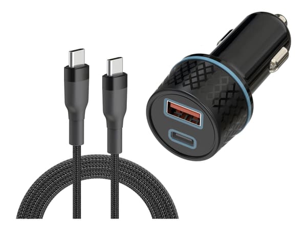 Insmat MOBIS Series - Bilstrømadapter - 12 watt - 2.4 A (24 pin USB-C)