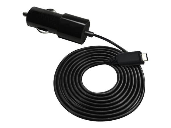 Insmat MOBIS Series - Bilstrømadapter - 12 watt - 2.4 A (24 pin USB-C) Sort