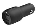 Miniatyrbilde 5 av 5: Belkin BoostCharge Dual Charger - Bilstrømadapter - 24 watt - 4.8 A - 2 utgangskontakter (USB) - svart