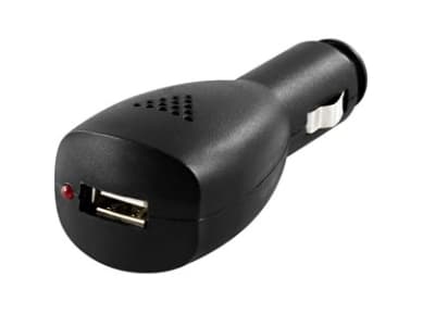 Deltaco Power adapter, 12~24V / USB, Auto, 5 V, 1 A, Musta