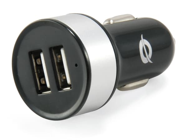 Conceptronic CUSBCAR2A USB Car Tablet Charger 2A - Bilstrømadapter - 2 A - 2 utgangskontakter (USB)