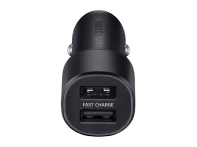 Samsung EP-L1100 - Bilstrømadapter - 2 A - AFC - 2 utgangskontakter (USB) - svart