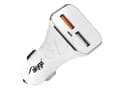 Miniatyrbilde 5 av 5: Akyga AK-CH-08 - Bilstrømadapter - 15 watt - 3 A - QC 3.0 - 2 utgangskontakter (USB) - hvit