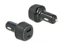 Miniatyrbilde 4 av 5: Delock - Bilstrømadapter - 63 watt - 3 A - PD (USB, 24 pin USB-C) - svart