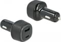 Miniatyrbilde 5 av 5: Delock - Bilstrømadapter - 63 watt - 3 A - PD (USB, 24 pin USB-C) - svart