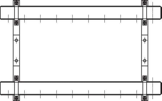 Perfexim Brass manifold 10 circuits without nipples (30-100-1000-000)