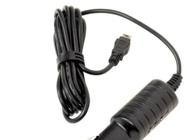 Garmin - Bilstrømadapter - for Edge 205, 305; eTrex Legend C, Legend Cx, Vista C, Vista Cx; Forerunner 301