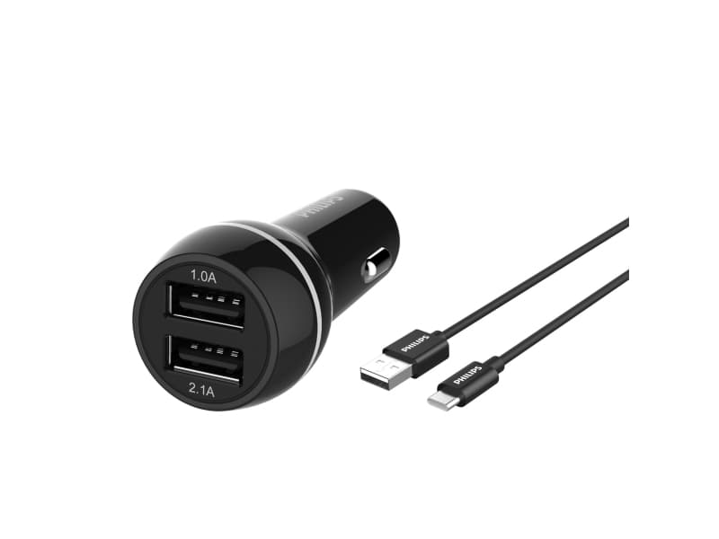 Philips DLP2357A/10, Automatisk, Cigarr tändare, 5 V, Svart