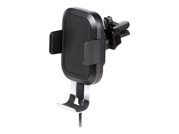 Vivanco Butler Pro - Trådlös laddningshållare för bil - 10 Watt - 2 A - svart Svart
