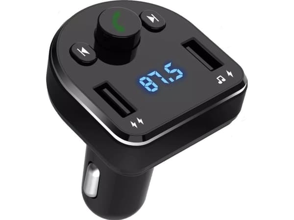 XO Sender FM BCC01 Bluetooth MP3 Billader 15W Sort