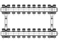 Miniatyrbilde 2 av 2: Perfexim Messing distributør 3 kretser (30-109-0300-002)