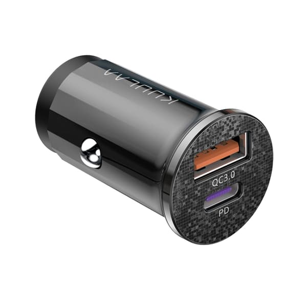 KUULAA Billaddare Dual USB C PD 36W Quick Charge 3.0