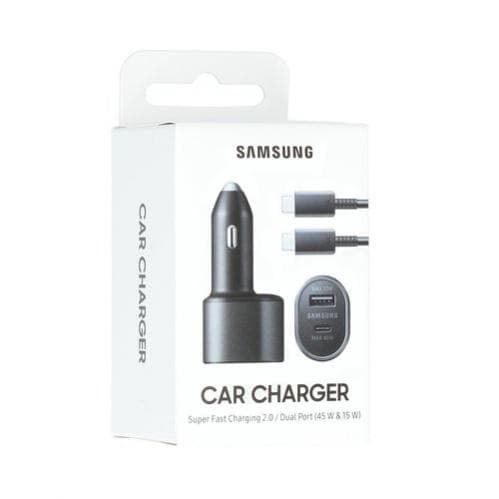 Original Samsung Super Fast Dual Billaddare 25W+15W - Svart