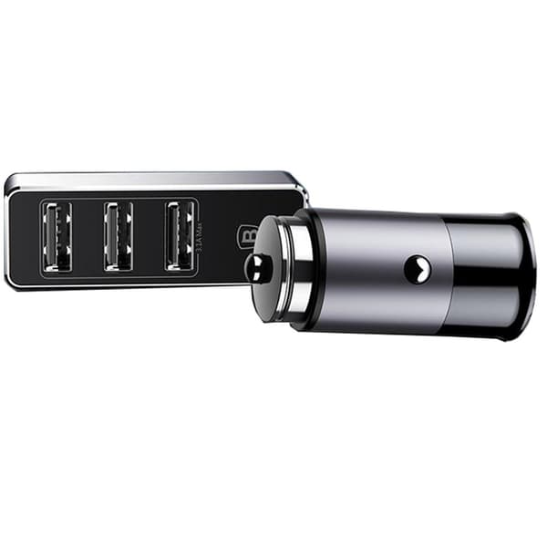 Baseus Kraftfulla Praktiskt 3-USB Port Billaddare