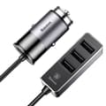 Miniatyrbild 1 av 11: Baseus Kraftfulla Praktiskt 3-USB Port Billaddare