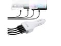 Pikkukuva 3 / 5: Charger VEGA CAR CHARGER 4 X USB 7A WHITE VEGA FASTON FAST CHARGER QUICK 4XUSB 3.0 3500MAH FASTON WHITE