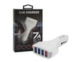 Pikkukuva 1 / 5: Charger VEGA CAR CHARGER 4 X USB 7A WHITE VEGA FASTON FAST CHARGER QUICK 4XUSB 3.0 3500MAH FASTON WHITE