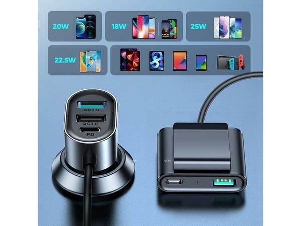 Joyroom Joyroom JR-CL05 Charger 5xUSB 75W car charger