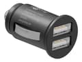Pikkukuva 1 / 5: goobay Dual USB - Autovirtasovitin - 24 Watt - 4,8 A - 2 lähtöliitäntää (USB) - musta