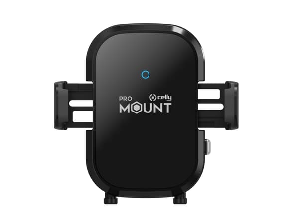 Celly Pro Mount MountCharge15 - Trådløs ladeholder for bil - 15 watt - 2 A - svart